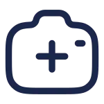 Camera Add SVG Icon